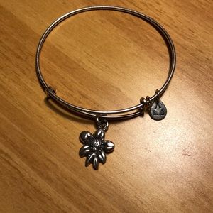Flower Alex and Ani bracelet